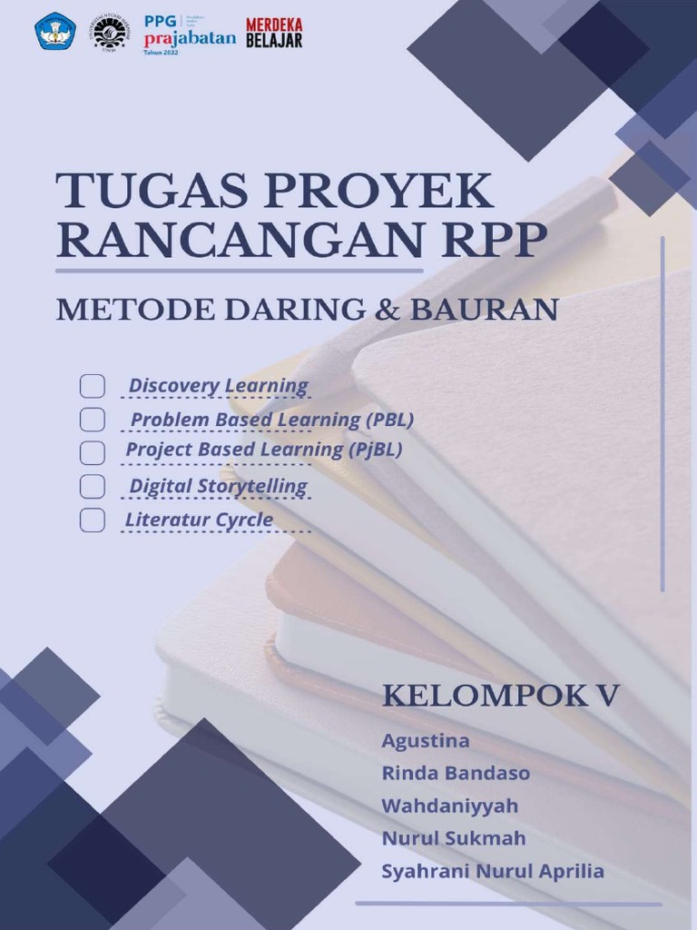 Kelompok 5 - Desain RPP Metode Daring & Bauran - Ppgbio02 | PDF