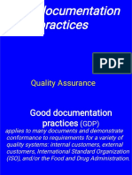 Good Documentation Practice - 1