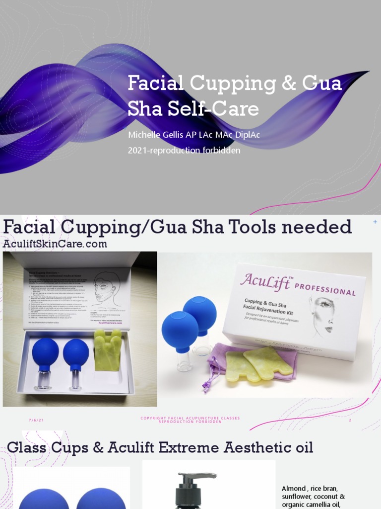 Gellis_self care facial cupping and gua sha ReadOnly PDF Forehead Diseases And Disorders