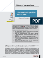 Dr. BM RAO - Nitrosamine Impurities and NDSRIs Updates