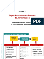 Leccion 2 Especificaciones