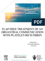 Flap-Free Treatment of An Oroantral Communication With Platelet-Rich (Autosaved)