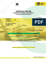 COMPENDIO DERECHO PROCESAL NO PENAL I Unidad 2