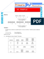 El Triple para Segundo de Primaria