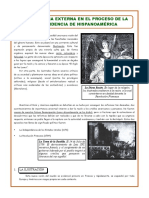 La Influencia Externa en La Independencia de Hispanoamérica para Tercer Grado de Secundaria