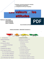 Les Valeurs Et Les Attitudes