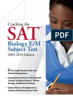 Cracking The SAT Biology EM by The Princeton Review Excerpt