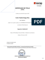 Certificado de Egreso CK