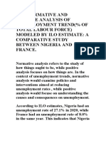 The Normative and Positive Analysis of Unemployment