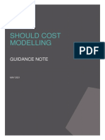 Should Cost Modelling Guidance Note May 2021