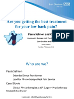 Back Pain Presentation Final