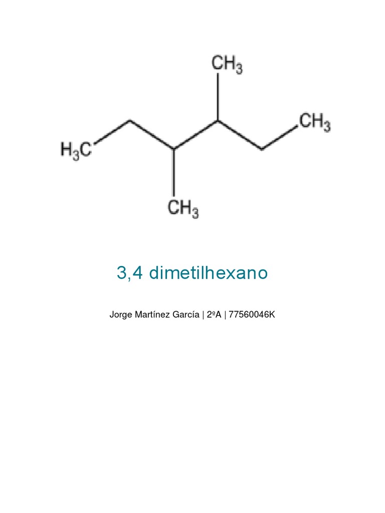 3,4 Dimetilhexano | PDF | Gases | Mecánica estadística