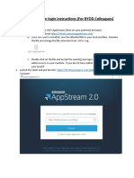 AWS Appstream Login Instructions (BYOD Colleagues)