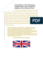 Sejarah Terbentuknya Dan Berdirinya Kerajaan Inggris Raya