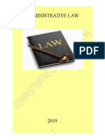 Administrative Law. MAGANGA MJ
