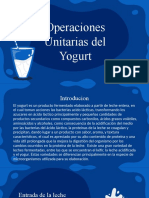 Operaciones Unitarias Del Yogurt