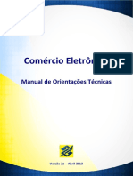 Comércio Eletrônico BB Manual de Orientações Técnicas