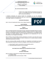 Lei 591-2022 Codigo Tributario Mmunicipal - Itacaja PDF