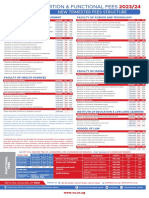 New General Fees Structure