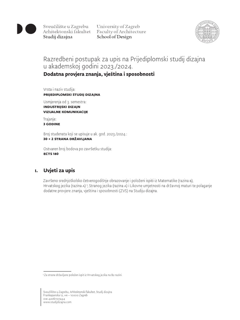 2023 2024 Upute Za Dodatne Provjere Zvs Pdf