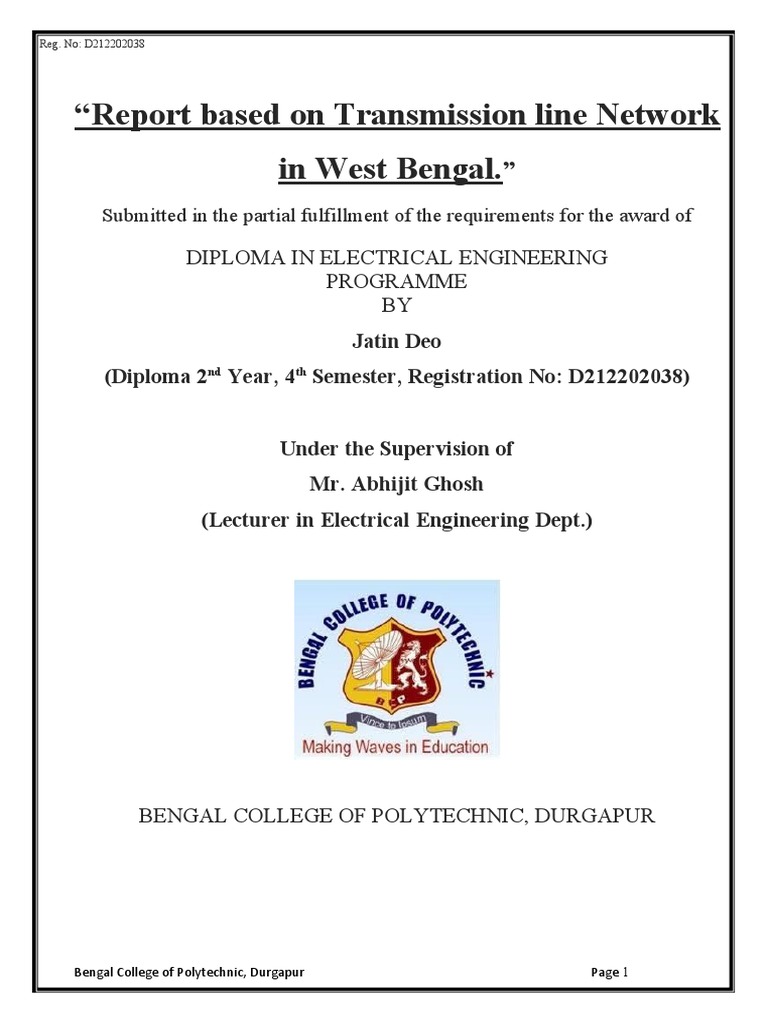 Report Based On Transmission Descargar gratis PDF Electric Power