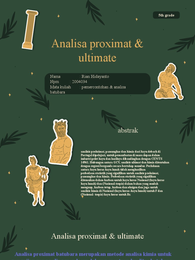 Analisis Proksimat dan Ultimat Batubara | PDF