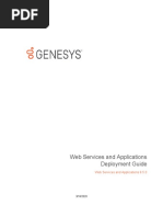 Web Services and Applications Deployment Guide - Genesys