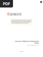 Genesys - Softphone - Deployment - en SP Current Dep Book