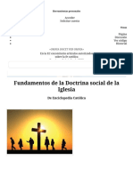 Fundamentos de La Doctrina Social de La Iglesia - Enciclopedia Católica