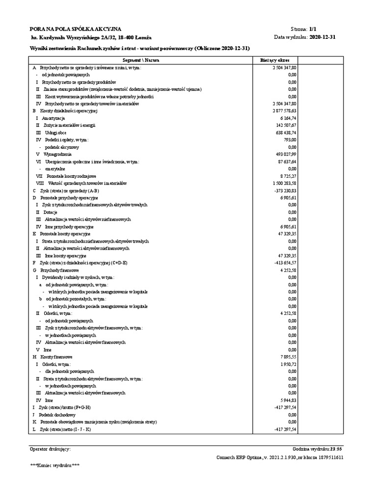Rzis Wstepny 2020 | PDF