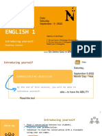 UPN E1 Introduce Yourself PDF