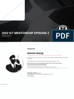 2022 ICT Mentorship Episode 2