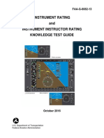 Instrument Rating and Instrument Instructor Rating Knowledge Test Guide