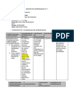 Sesión de Aprendizaje