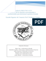 Análisis de Los Factores Socioculturales e Institucionales Que Atraviesan La Práctica Docente