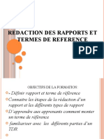 Rapport Et TDR
