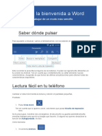 Te Damos La Bienvenida A Word: Saber Dónde Pulsar