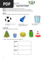 GUIA Segundo GEOMETRIA Esfera, Cono, Cilindro