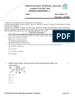 Grade12 Chemistry PA-1 35 Marks
