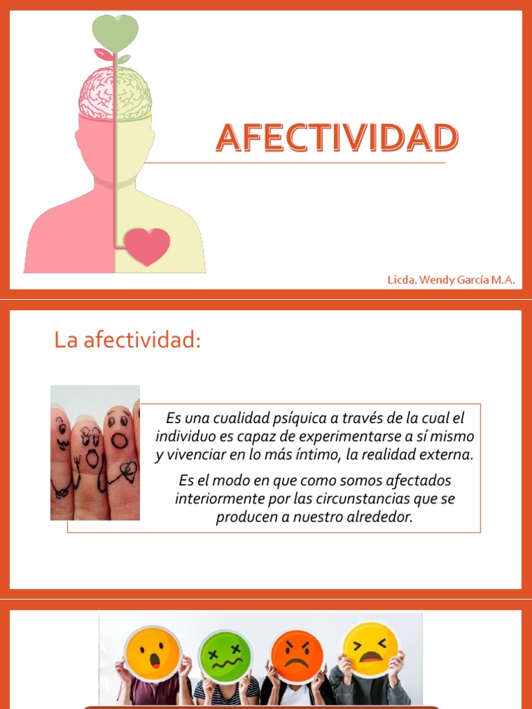 Características y bases de la afectividad | PDF | Las emociones ...