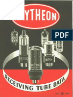 1957 Raytheon Tube Short Form Data Guide
