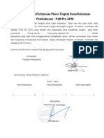 Berita Acara Pleno PJM Pro AKSI