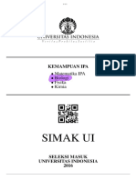 Coretan - Biologi 2016 Simak UI