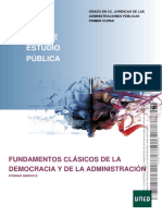 Guía de Estudio Pública: Fundamentos Clásicos de La Democracia Y de La Administración