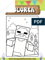 Dibujos Colorear Minecraft