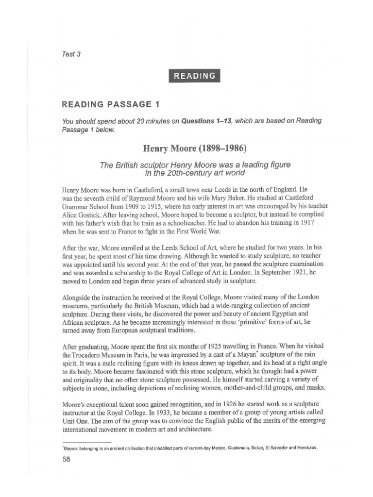 Ielts Reading 3 | PDF