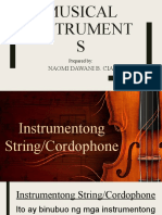 Mga Instrumento NG Rondalla | PDF