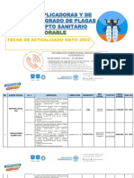 Censo Empresas de Control de Plagas Autorizadas Mayo 2023