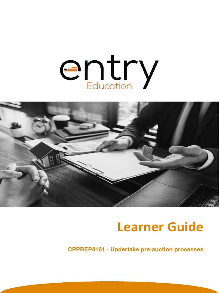 Undertake Pre-Auction Processes | Download Free PDF | Auction ...