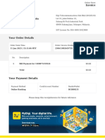 Invoice: Muhd Fariduddin Bin Alidin